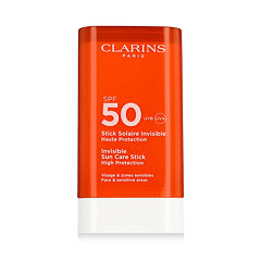 Opalovací přípravek na obličej Clarins Sun Care Invisible Stick SPF50 17 g
