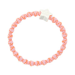 Gumička na vlasy By Eloise London Silver Star 1 ks Orange on Pink