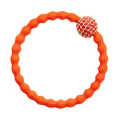 Gumička na vlasy By Eloise London Bling Charms Disco Ball 1 ks Warm Orange