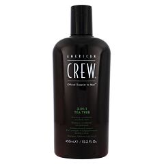 Šampon American Crew 3-IN-1 Tea Tree 450 ml