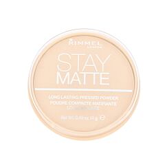 Pudr Rimmel London Stay Matte 14 g 001 Transparent poškozená krabička