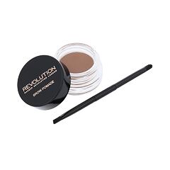 Gel a pomáda na obočí Makeup Revolution London Brow Pomade With Double Ended Brush 2,5 g Soft Brown