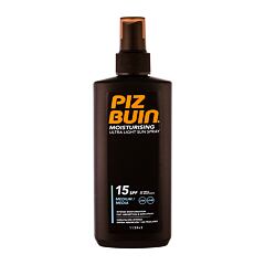 Opalovací přípravek na tělo PIZ BUIN Moisturising Ultra Light Sun Spray SPF15 200 ml