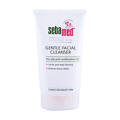 Čisticí gel SebaMed Sensitive Skin Gentle Facial Cleanser Oily Skin 150 ml