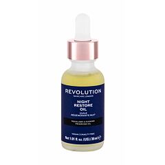 Pleťové sérum Revolution Skincare Night Restore Oil 30 ml