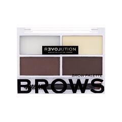 Set a paletka na obočí Revolution Relove Colour Cult Brows 3,2 g Dark