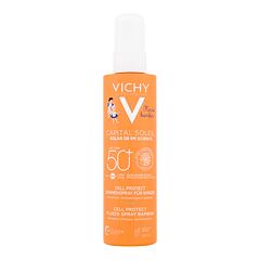Opalovací přípravek na tělo Vichy Capital Soleil Kids Cell Protect Water Fluid Spray SPF50+ 200 ml