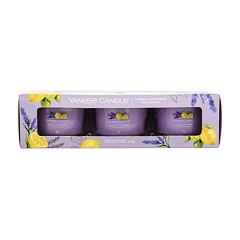 Vonná svíčka Yankee Candle Lemon Lavender 37 g Kazeta