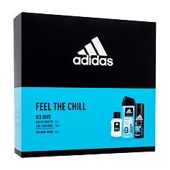 Toaletní voda Adidas Ice Dive 50 ml poškozená krabička Kazeta