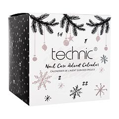 Lak na nehty Technic Nail Care Advent Calendar 1 ks poškozená krabička Kazeta