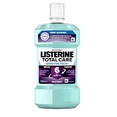 Ústní voda Listerine Total Care Sensitive Teeth Mild Taste Mouthwash 6 in 1 500 ml