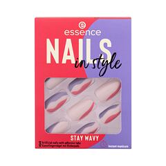 Umělé nehty Essence Nails In Style 12 ks 13 Stay Wavy