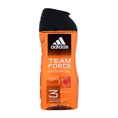 Sprchový gel Adidas Team Force Shower Gel 3-In-1 250 ml