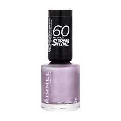 Lak na nehty Rimmel London 60 Seconds Super Shine 8 ml 811 Hot Metal Love