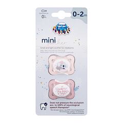 Dudlík Canpol babies Sleepy Koala Mini Soother Pink 0-2m 2 ks