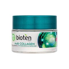 Denní pleťový krém Bioten Multi-Collagen Antiwrinkle Day Cream SPF10 50 ml poškozená krabička