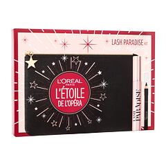 Řasenka L'Oréal Paris Lash Paradise Kit 6,4 ml Black poškozená krabička Kazeta
