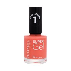 Lak na nehty Rimmel London Super Gel STEP1 12 ml 047 Spiced Coral