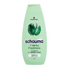 Šampon Schwarzkopf Schauma 7 Herbs Freshness Shampoo 400 ml