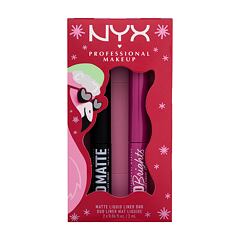 Oční linka NYX Professional Makeup Fa La La L.A. Land Vivid Matte Liquid Liner Duo 2x2 ml Kazeta