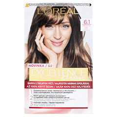 Barva na vlasy L'Oréal Paris Excellence Creme Triple Protection 48 ml 6,1 Natural Dark Ash Blonde