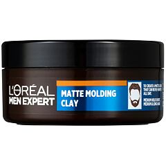 Krém na vlasy L'Oréal Paris Men Expert Barber Club Messy Hair Molding Clay 75 ml