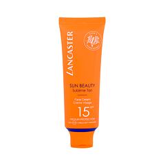 Opalovací přípravek na obličej Lancaster Sun Beauty Face Cream SPF15 50 ml poškozená krabička
