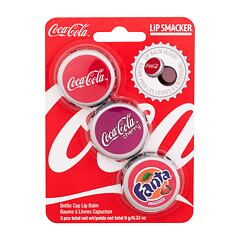 Balzám na rty Lip Smacker Coca-Cola Bottle Cap Lip Balm 3 g poškozený obal Kazeta