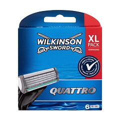 Náhradní břit Wilkinson Sword Quattro 6 ks