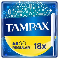 Tampon Tampax Non-Plastic Regular 18 ks