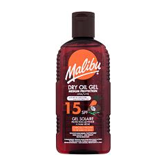 Opalovací přípravek na tělo Malibu Dry Oil Gel With Beta Carotene and Coconut Oil SPF15 200 ml