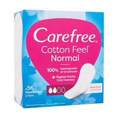Slipová vložka Carefree Cotton Feel Normal 56 ks poškozená krabička