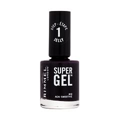 Lak na nehty Rimmel London Super Gel STEP1 12 ml 013 Acai Smoothie