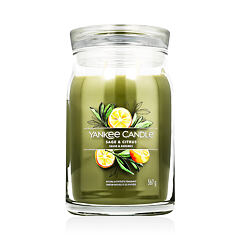 Vonná svíčka Yankee Candle Signature Sage & Citrus 567 g