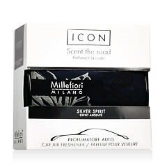Vůně do auta Millefiori Milano Icon Textile Silver Spirit 47 g