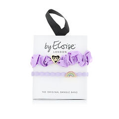 Gumička na vlasy By Eloise London Bangle Set Lavender Skies 1 ks