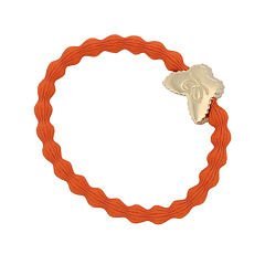 Gumička na vlasy By Eloise London Enamel Gold Butterfly Classic Orange 1 ks