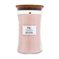 Vonná svíčka WoodWick Vanilla & Sea Salt 610 g poškozený flakon