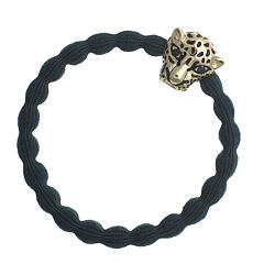 Gumička na vlasy By Eloise London Gold Bling Jaguar 1 ks Bottle Green