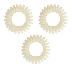 Gumička na vlasy BIFULL Profesional Bobbles Hair Band 3 ks Blanco - bílá