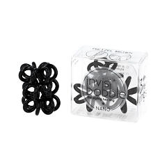 Gumička na vlasy Invisibobble Nano Hair Ring 3 ks True Black - černá
