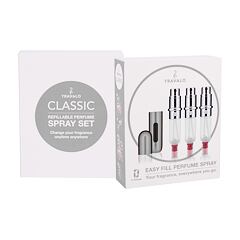 Plnitelný flakón Travalo Classic 3x5 ml Silver Kazeta