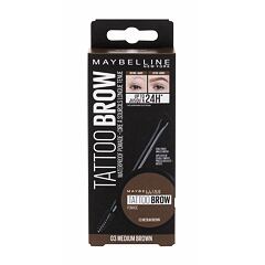 Gel a pomáda na obočí Maybelline Tattoo Brow Lasting Color Pomade 4 g 03 Medium Brown