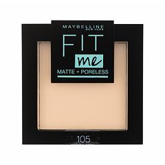 Pudr Maybelline Fit Me! Matte + Poreless 9 g 105 Natural Ivory