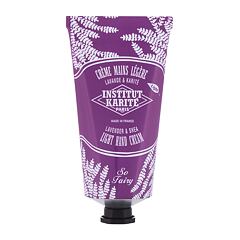 Krém na ruce Institut Karité Light Hand Cream Lavender & Shea 75 ml