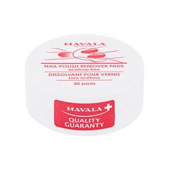 Odlakovač nehtů MAVALA Nail Polish Remover Pads 30 ks
