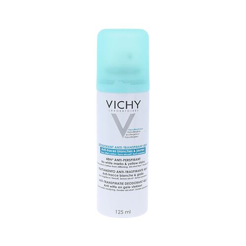 Antiperspirant Vichy Deodorant No White Marks & Yellow Stains 48h 125 ml poškozený flakon