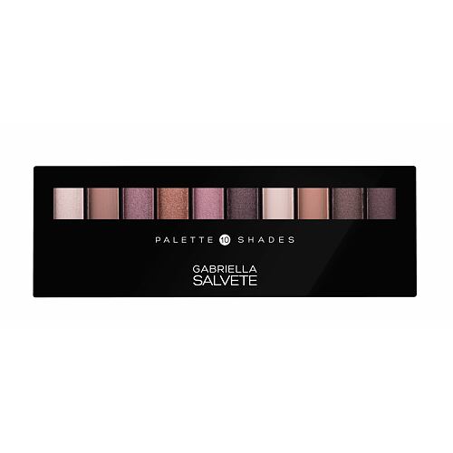 Oční stín Gabriella Salvete Palette 10 Shades 12 g 01 Rose