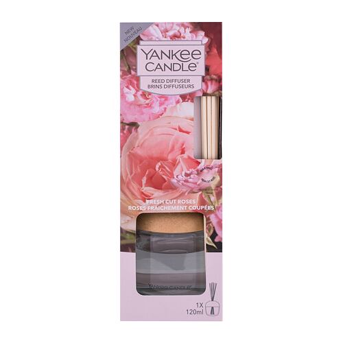 Bytový sprej a difuzér Yankee Candle Fresh Cut Roses 120 ml poškozená krabička