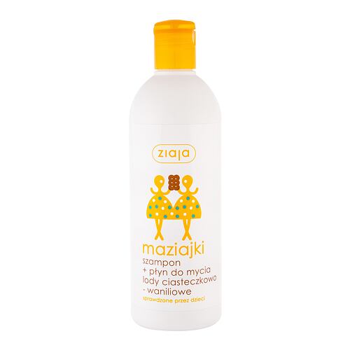 Sprchový gel Ziaja Kids Cookies 'n' Vanilla Ice Cream 400 ml poškozený flakon